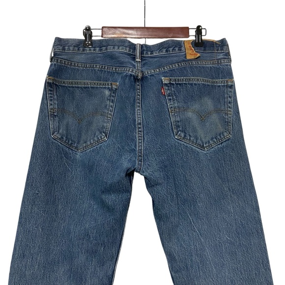 Levi’s 505 Regular Fit Jeans Blue - Picture 10 of 15